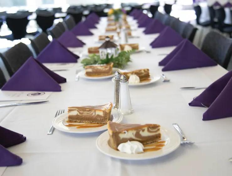 Dining Setup Student Union at Columbia College